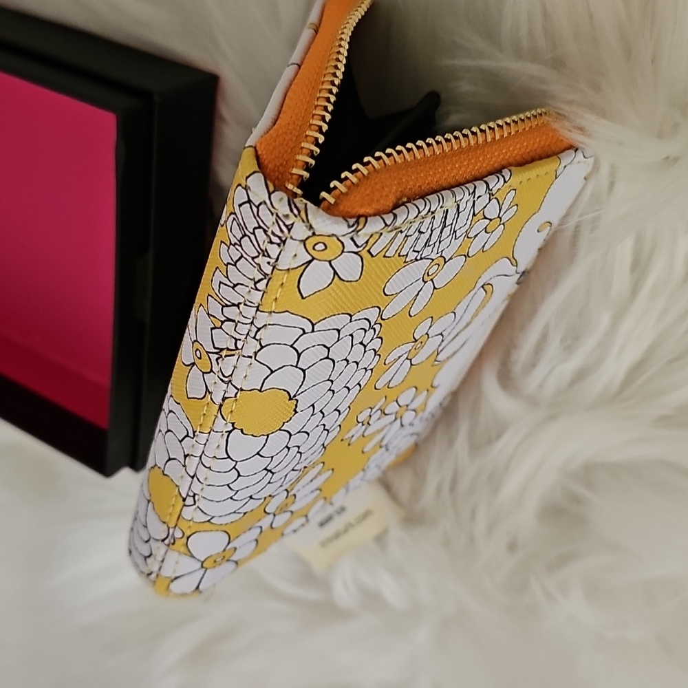 Trina Turk Yellow and White Floral Wallet - Picture 6 of 7
